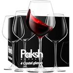 Paksh Novelty Italian Red Wine Glasses - 18 Ounce - Wine Glass Clear (Set of 4)