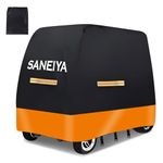 Mobility Scooter Covers for Outside Storage, 210D Oxford Dual Color Patchwork Logo Rain Cover Waterproof, Elastic Strap and Reflective, 3 Buckles with Storage Bag (190 * 71 * 117cm) (190x71x117)