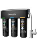 Waterdrop TSB 8 Layer High Capacity Under Sink Water Filter, Reduces PFAS, PFOA/PFOS, Fluoride, Chlorine, Bad Taste & Odor, with Dedicated Faucet, NSF/ANSI 42 Certified Element, USA Tech