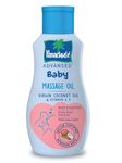 Parachute Advansed Baby Massage Oil for New Born| 100% Virgin Coconut Oil | Clinically Proven for Better Growth| Vitamin E & F| 200 Ml