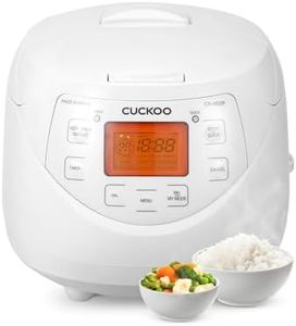 CUCKOO Micom Rice Cooker 6 Cup Uncooked / 12 Cup Cooked, Korean Fuzzy Logic Rice Cooker with Delay Timer & Keep Warm Setting, Versatile Food Steamer with Non-Stick Inner Pot, White (CR-0633F)