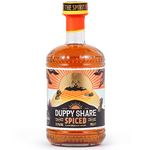 The Duppy Share Spiced Rum - Caribbean Rum 70cl (ABV 37.5%) | An Award-Winning Blend of 2-Year Aged Caribbean Rums | Uniquely Complex Golden Rum | Perfect for your Favourite Rum Cocktail