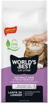 WORLD'S BEST CAT LITTER Multiple Cat Lavender Scent, 28-Pounds - Natural Ingredients, Quick Clumping, Flushable, 99% Dust Free, Outstanding Odor Control