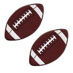 PatchMommy Set of 2 Football Patches Sports Ball, Iron On/Sew On