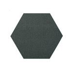 Furnish my Place Modern Indoor/Outdoor Commercial Solid Color Rug - Teal, 2' Hexagon, Pet and Kids Friendly Rug. Made in USA, Area Rugs Great for Kids, Pets, Event, Wedding