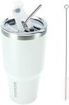 BJPKPK 30oz White Stainless Steel T