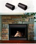 Fireplace Cover(36''L x 6''W) - Pack of 2 Magnetic Fireplace Covers Keep Drafts Out-Draft Stopper - Draft Blocker for Fireplace, Block Cold Air from Fireplace Vent 36''Lx6''W