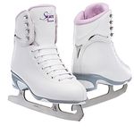 Jackson JS 181 SoftSkate Girls Figure Ice Skates (Purple, 11)