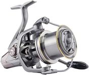 HAUT TON Spinning Reel NGK-10000 Advanced Version,17+1BB Graphite Frame Surf Fishing Reels,4.8:1 Gear Ratio 55LBs Max Drag Medium/Heavy Long Casting Saltwater Monster Fish.