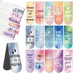 Magnetic Bookmarks, Kaluofan 15PCS Inspirational Bookmarks, Book Markers for Reading, Double Sided Magnet Book Markers Page Clip for Students Teachers Reading Supplies