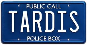 Tardis | Metal Stamped License Plat