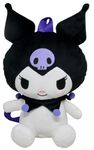 Fast Forward Hello Kitty Kuromi 14" Plush Backpack, Black