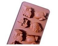 TTOA - Train Plane Transport Silicone Chocolate Mould Ice Cube Wax Melt Ship Car