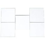 CleverDelights 3" Square Glass Tile