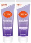 Lume Whole Body Deodorant - Invisible Cream Tube - 72 Hour Odor Control - Aluminum Free, Baking Soda Free, Skin Safe - 3.0 ounce (Pack of 2) (Soft Powder)