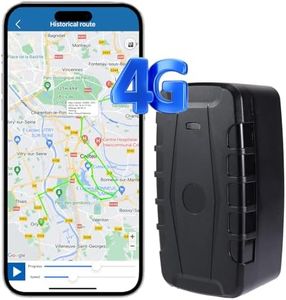 Winnes Traceur GPS 4G TK918 Tracker 20000mAh Aimant pour Véhicule Bateau Moto VTT Suivi en Temps réel Locator étanche Anti Perte GPS 3 Mois Longue Autonomie Localisateur avec APP pour iOS et Android