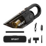 Dylect Cordless Vacuum Cleaner for Car&Home|3X Powerful Suction,16000Pa|Dual Mode-Wireless,Wired|6000Mah Battery|Bldc Technology||Washable Stainless Steel Hepa Filter|Copper Winding,0.5 Liter