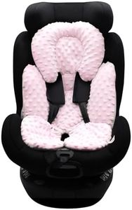 KAKIBLIN Infant Car Seat Insert, Baby Carseat Head & Body Support for Newborn, 2-in-1 Reversible Baby Car Seat Cushion, Soft Stroller Cushion Insert for Car Seats, Bouncer, Strollers, Swing