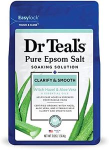 Dr Teal's Pure Epsom Salt, Clarify & Smooth with Witch Hazel & Aloe Vera, 3lbs