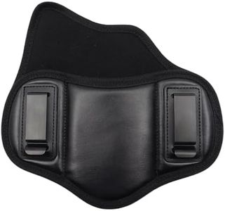 Fujobi Pancake Holster IWB No Mag Holder, Fits Glock Faux Leather
