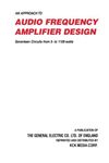 An Approach to Audio Frequency Amplifier Design