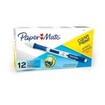 Paper Mate 56043 ClearPoint Clickster Refillable Mechanical Pencil, 0.7 mm, Blue Barrel Highlights box of 12 pencils