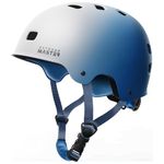 OutdoorMaster Skateboard Cycling Helmet - Two Removable Liners Ventilation Multi-Sport Scooter Roller Skate Inline Skating Rollerblading for Kids, Youth & Adults