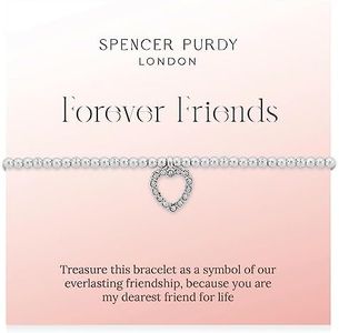 Spencer Purdy - Forever Friends Friendship Bracelet - My Dearest Friend, Silver