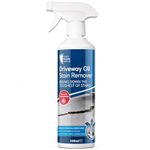 Driveway Oil Stain Remover 500ml | Heavy Duty Driveway Cleaner Oil Remover for Block Paving, Tarmac, Resin & Concrete | Patio & Driveway Cleaner for Oil, Grease & Fuel Stains Fast-Acting Stain Remover