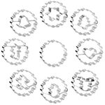 Christmas Linzer Cookie Cutter Set, 9 Pieces Small Cookie Cutter, Biscuit Shape,