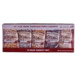 Amish Country Popcorn | 10-4 oz Bags | Popcorn Kernel Variety Pack | 10 Pack Assorted Varieties | Old Fashioned, Non-GMO and Gluten Free (10-4 oz Bags)