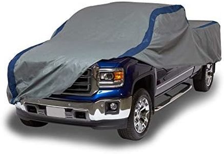 Duck Covers - A3T232 Weather Defender Pickup Truck Cover for Extended Cab Short Bed Trucks up to 19' 4" Gray/Navy Blue 232 Inch Length x 70 Inch Width x 60 Inch Height