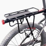 Bike Pannier Rack - Adjustable Rear Bike Rack To Hold Pannier Bag (Easy to Install with no Experience) 50kg Load Capacity - Bicycle Rear Luggage Carrier/Rear Cycle Rack