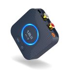 1Mii Bluetooth 5.3 Receiver for Home Stereo, aptX HD Bluetooth Audio Adapter for Music Streaming Sound System, 3.5mm AUX RCA, aptX Low Latency 3D Surround, 15hrs Playtime - B06HD