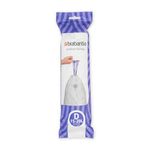 Brabantia Bin Liners, 15-20 L-Size D, 20 Bags, Litre, White