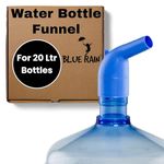 Blue Rain Smart Funnel For Kitchen Use | Smart Gadgets For Kitchen | Flexible Plastic Funnel | Small Funnel | Plastic Funnel For Kitchen | Water Bottle Funnel For 20 Litre