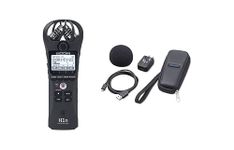 Zoom H1n Handy Recorder (2023 Model, H1n-VP) Portable Recorder, Onboard Stereo Microphones, Camera Mountable, Records to SD Card, USB Microphone, with Case, USB Cable, Windscreen, & Power Adapter