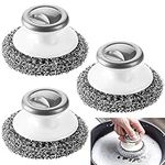 3 Pieces Stainless Steel Wool Scrub