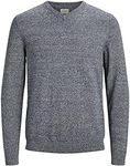 JACK & JONES Men's Jjebasic Knit V-