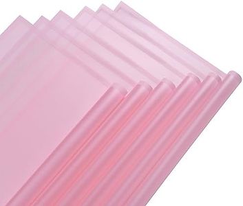 VOWOVOSDAY 20 Pcs Flower Wrapping Paper,Valentine's Day Flower Bouquet Wrapping Paper Florist Bouquet Supplies DIY Craft Gift Packing 23x23Inch(4-Pink)
