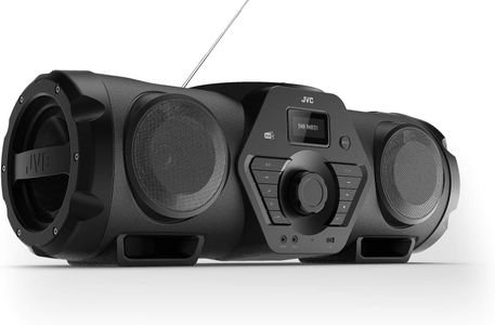 JVC RV-NB300DAB Boombox – Portable Bluetooth Speaker, Black