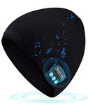 Bluetooth Beanie Hat Unique Gifts for Men Women V5.0 Warm Washable Winter Music Knit Hat Teen Boys Girls Present Built-in Stereo Speakers Microphone