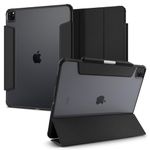 Spigen Ultra Hybrid Pro Full Cover Folio Case Compatible with iPad Pro 12.9inch M2 6th Gen(2022) / M1 5th Gen(2021) [Pencil Holder] [Auto Sleep/Wake] [Trifold Stand] - Black