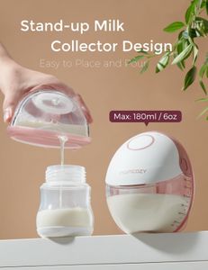 Momcozy M6 Hands-Free Breast Pump, 24mm – Red