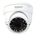 IMPACT by Honeywell 2MP Dome AHD Indoor Wired CCTV Camera I 1080P Real time high Resolution I 2.8-12MM Vari Focal Lens Up to 30M IR Distance Isoft OSD Controller I Made in India I Metal Housing-White