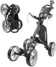 Caddytek CaddyCruiser ONE V8 4 Wheel Golf Push Cart - Lightweight Aluminum Foldable Cart with EVA Wheels, Foot Brake, Adjustable Handle, Cooler Basket, Umbrella Holder, Drink Holder, Scorecard Console