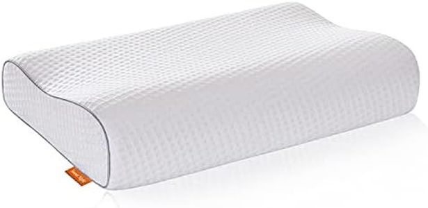 Sweetnight Memory Foam Pillow, Neck Support Pillow, Suitable for All Sleeping Positions, 60 x 40 cm, White