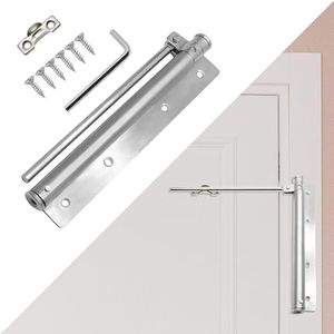 BIRDLINE Adjustable Spring Door Closer Easy to Install to Convert Hinged Doors, Automatic Safety Spring Door Closer, Soft Closing Middle-Weight Door Controls Residential & Commercial.