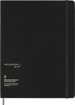 Moleskine Smart Notebook, Smart Writing System, Digital Notepad with Hard Cover, Ruled Pages and Elastic Closure, Size Extra Large 19 x 25 cm, Colour Black