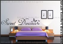 Wall Sticker Bedroom Quote Sweet Dreams Decorative Mural Decal Vinyl Sticker